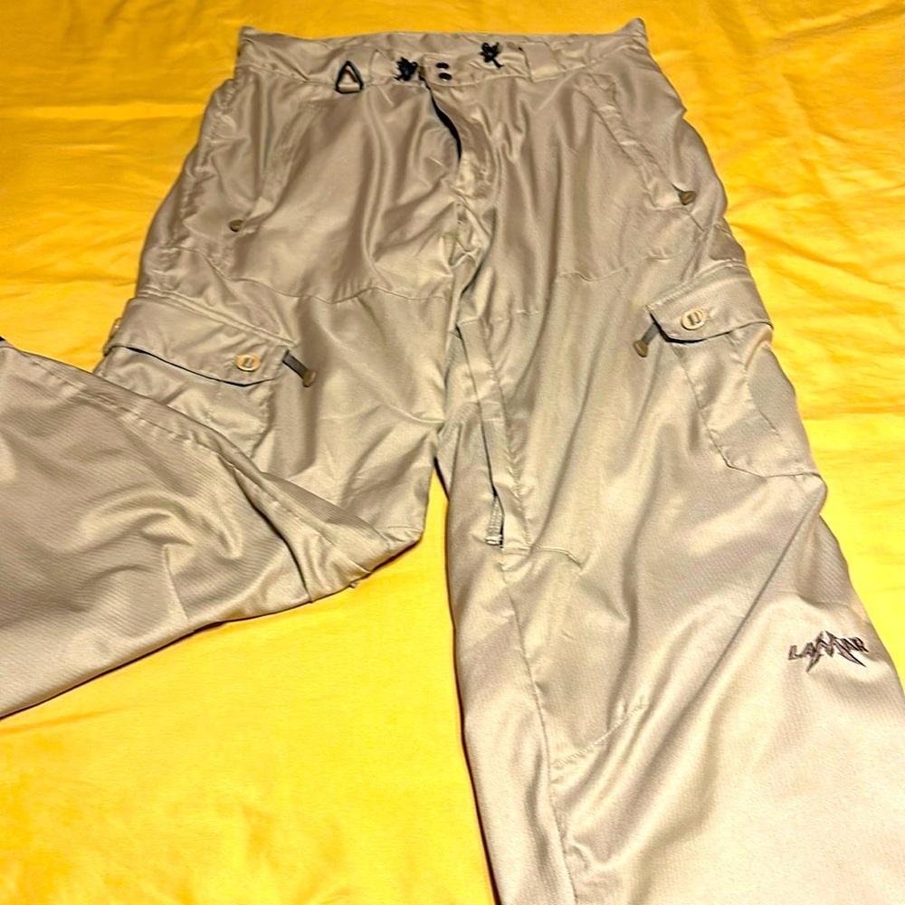 Men’s ski pants size large… tan